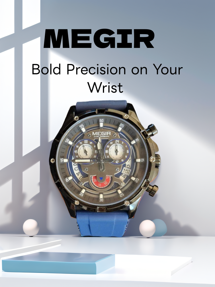 MEGIR - Luxury Waterproof Watch for Men